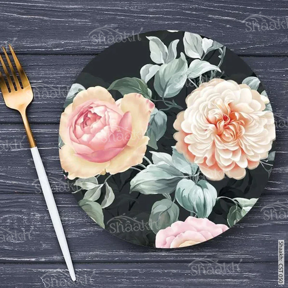Flowers at full bloom Trivets | CST 050 (set of 2)