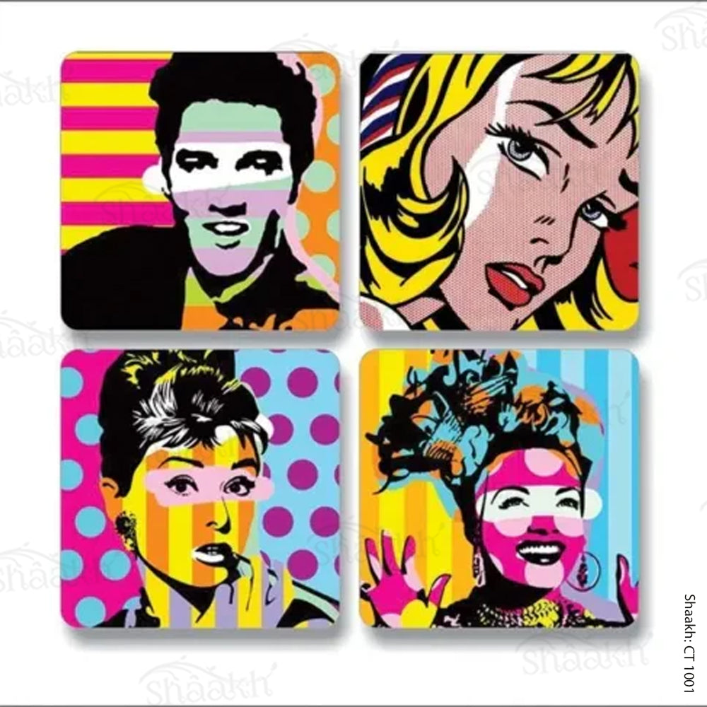 Retro Pop Coasters | CT 1001