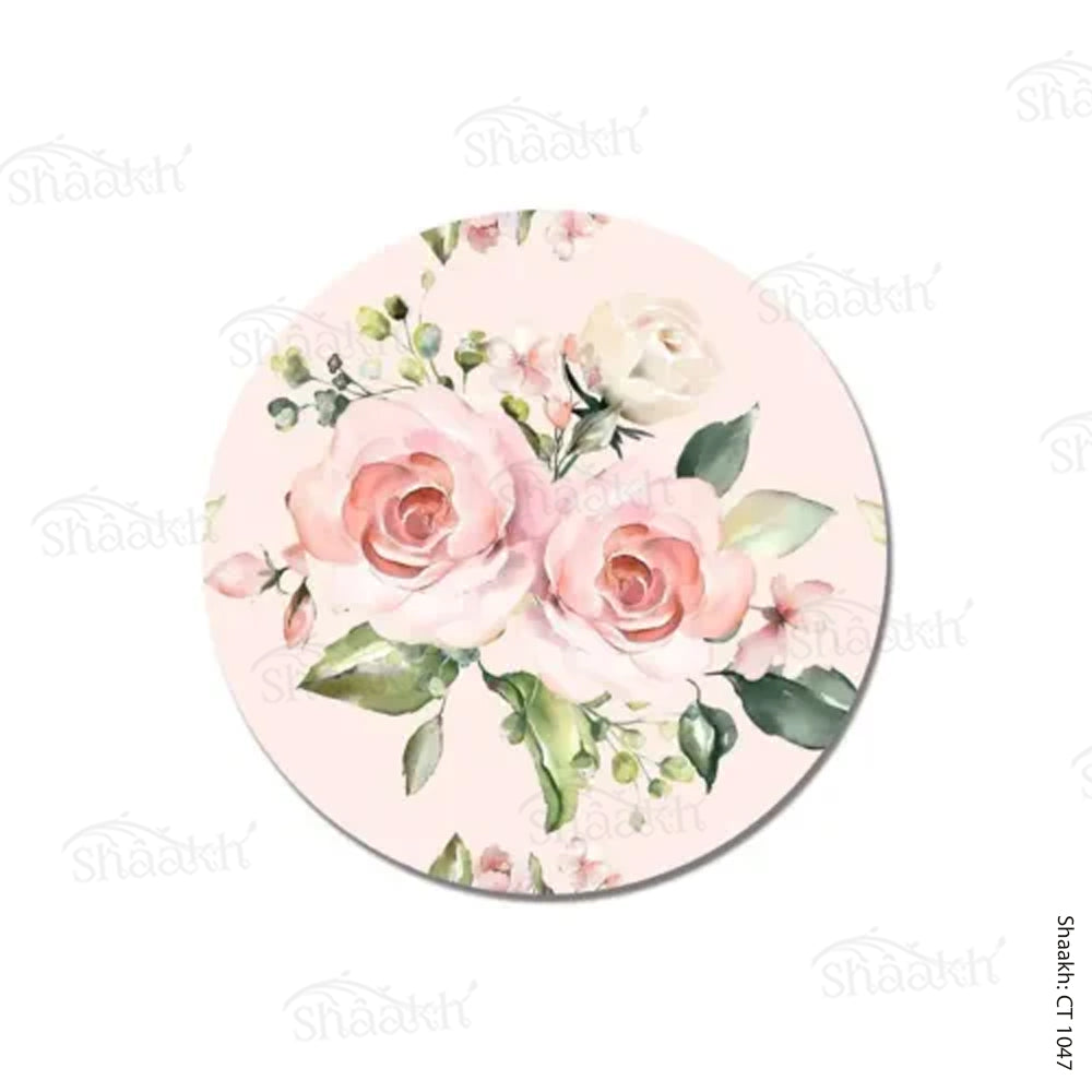 Watercolor Flower Branches Coasters | CT 1047