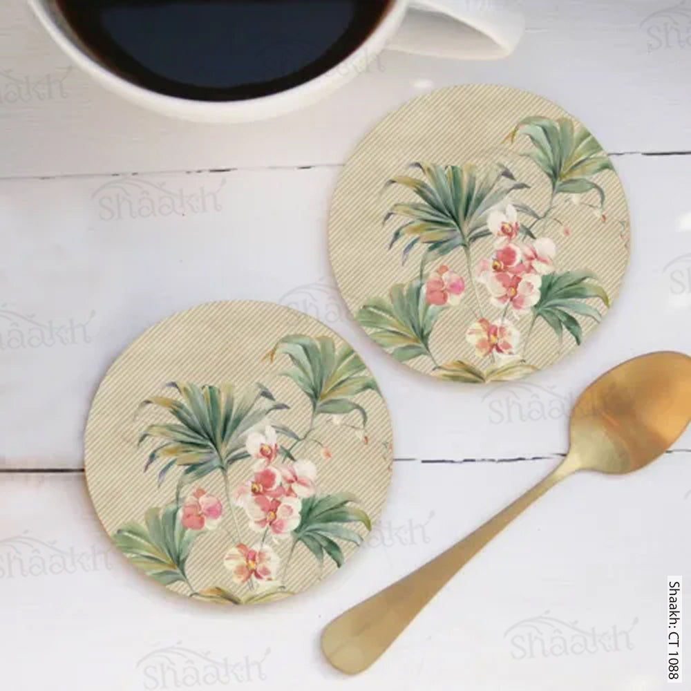 Pastel Orchids Coasters | CT 1088