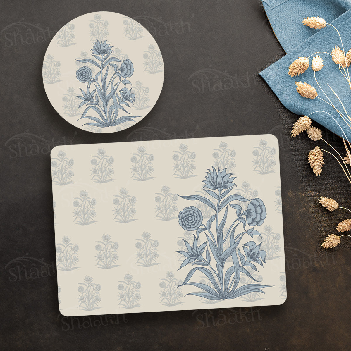 Firdaus Coordinated Set | TWC 085 (8 Mats, 4 Trivets)