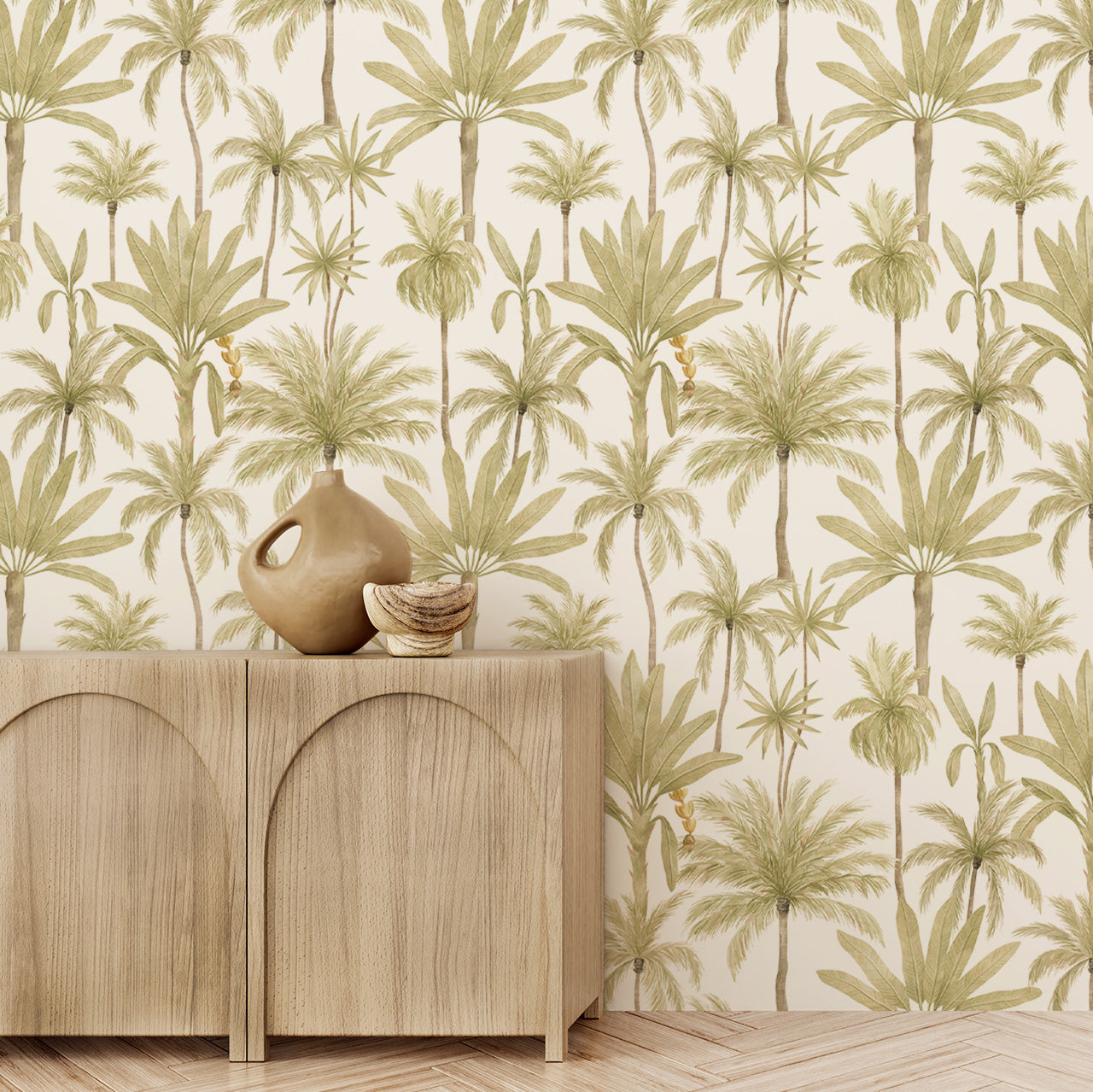 Golden Oasis Wallpaper | WP 121