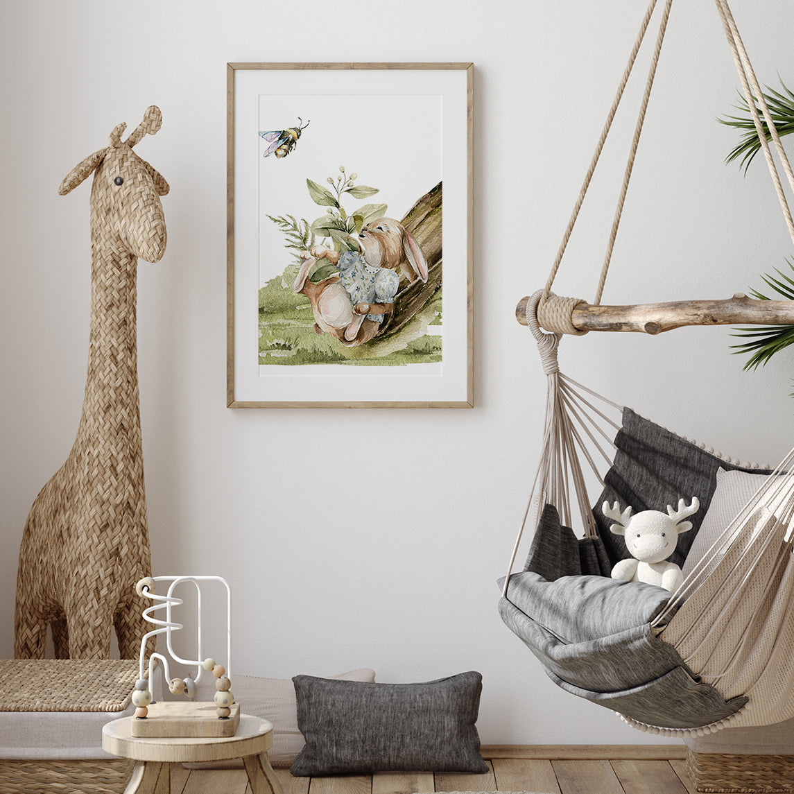 Joyful Bunny Canvas | ART 104