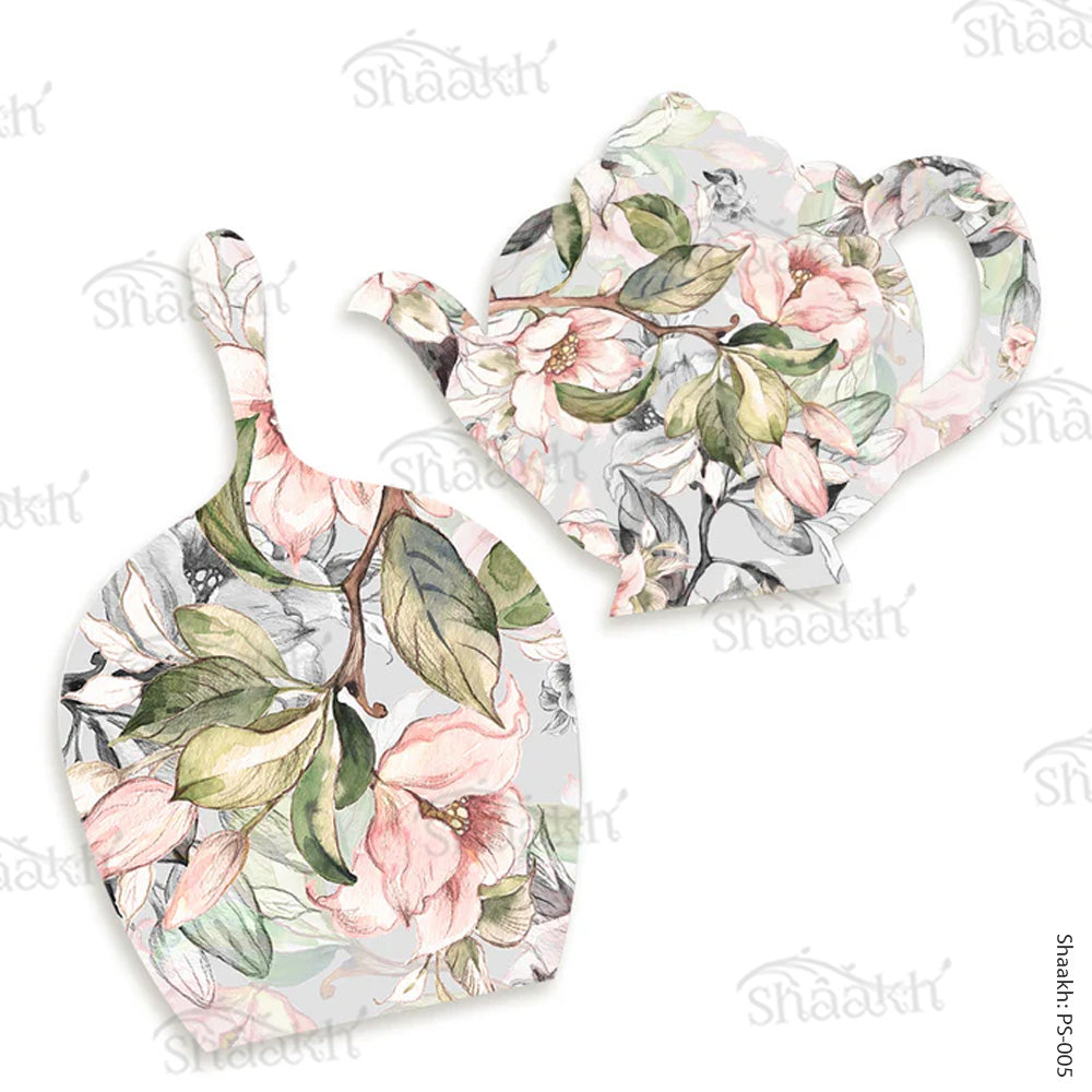 Watercolor Flowers Platter Set | PS-005