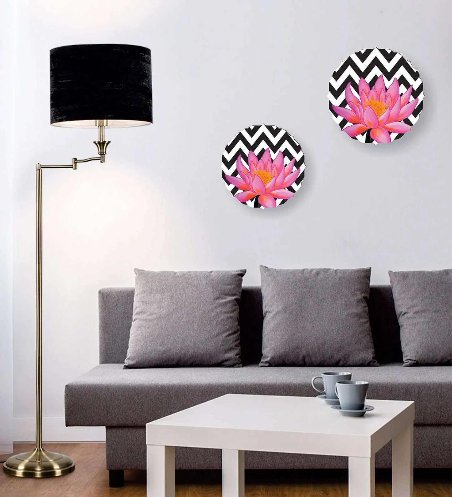 Lotus Flower Wall Plates | RWA 008