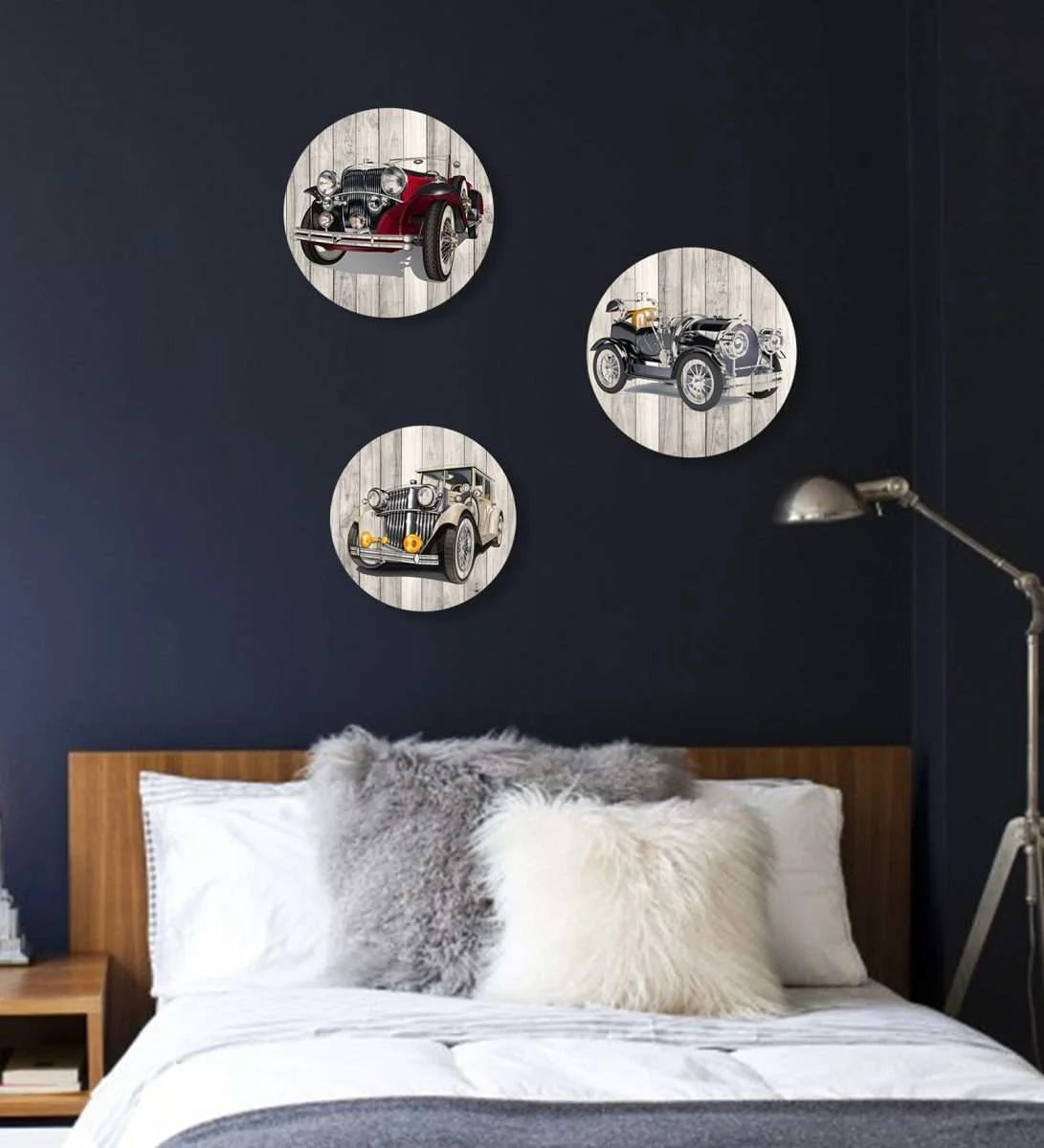 Vintage car Wall Plate -Red | RWA 010
