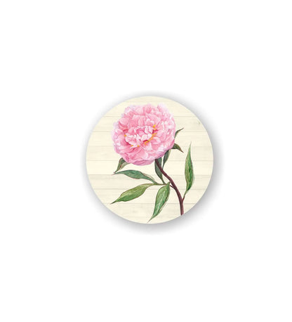 Pink Flower on Wooden Pallets Wall Plate | RWA 019