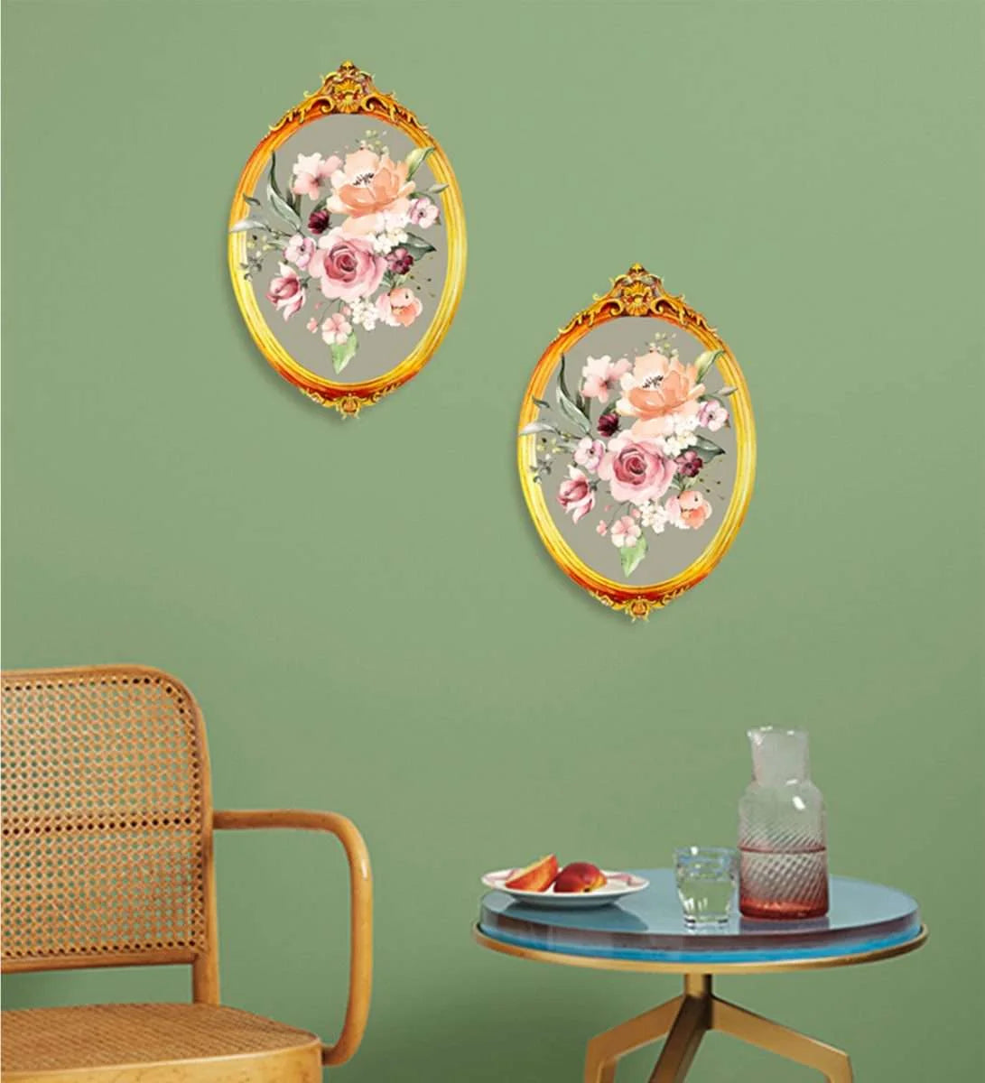 Flower Bunch Wall Plates | RWA 026