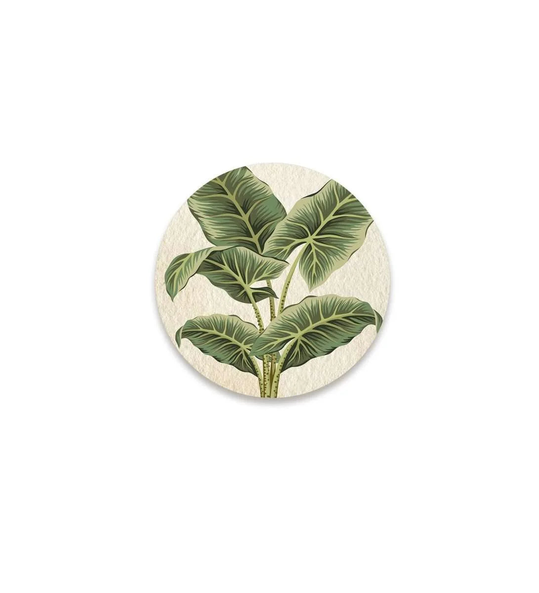 Exotic palm leaves wall Plate | RWA 028