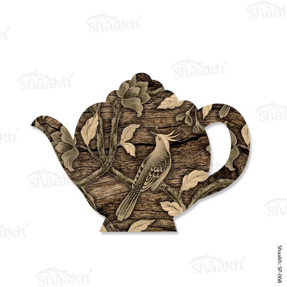 Chinoiserie Birds and Flowers Kettle Shaped Platter | SP-068