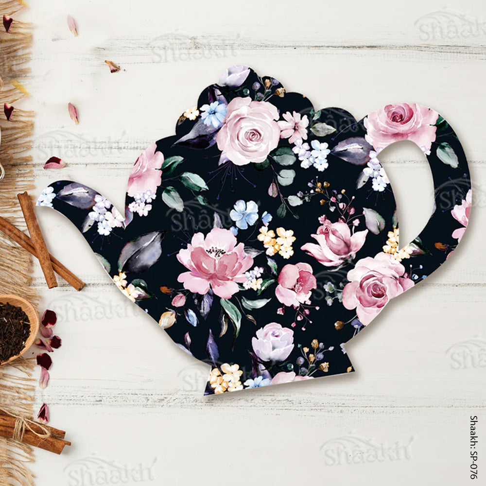 Bunch of Flowers Kettle Shaped Platter | SP-076