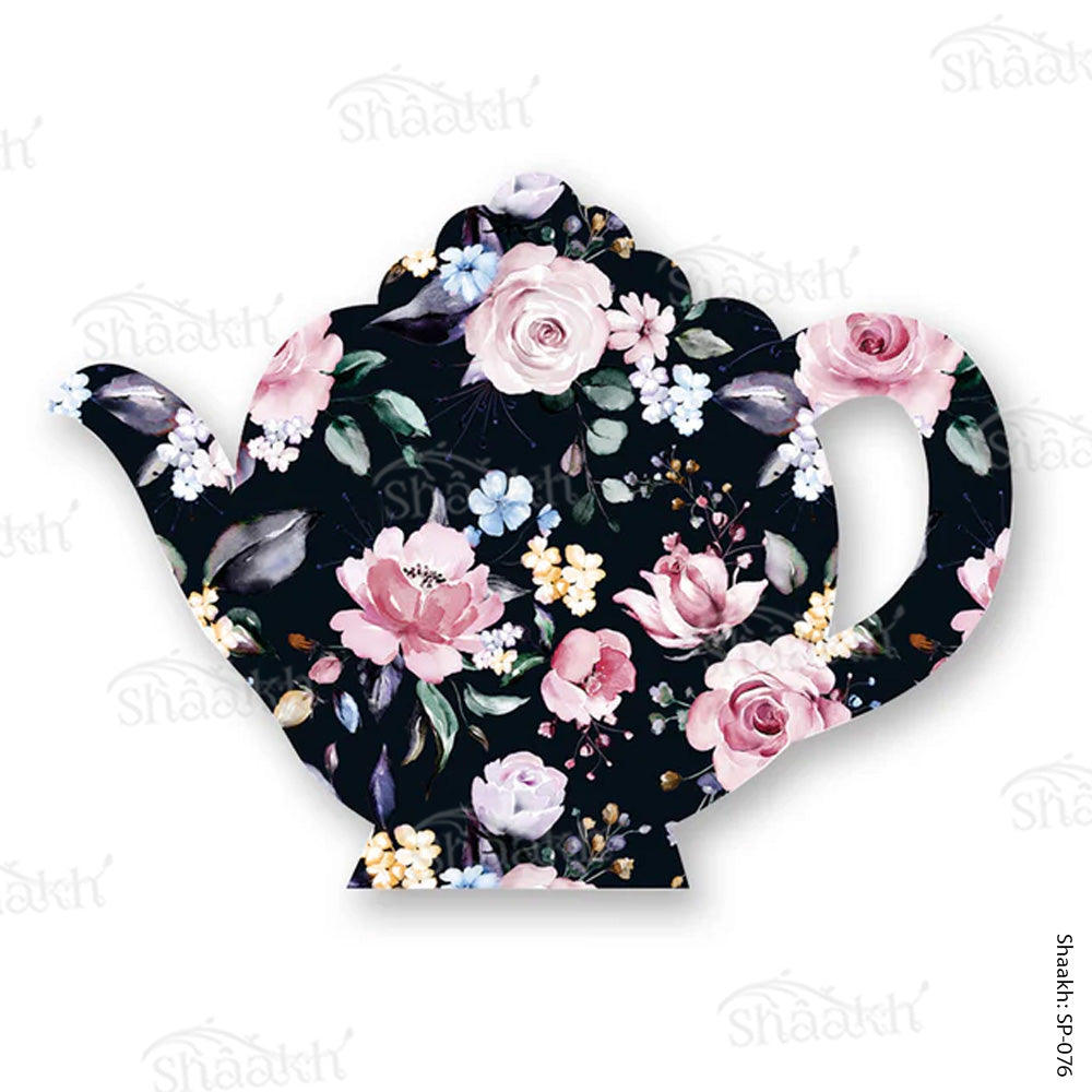 Bunch of Flowers Kettle Shaped Platter | SP-076