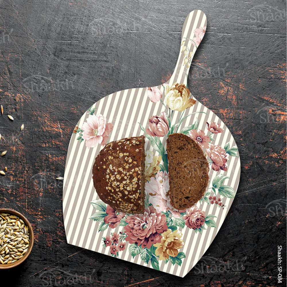 Striped Floral platter | SP-084