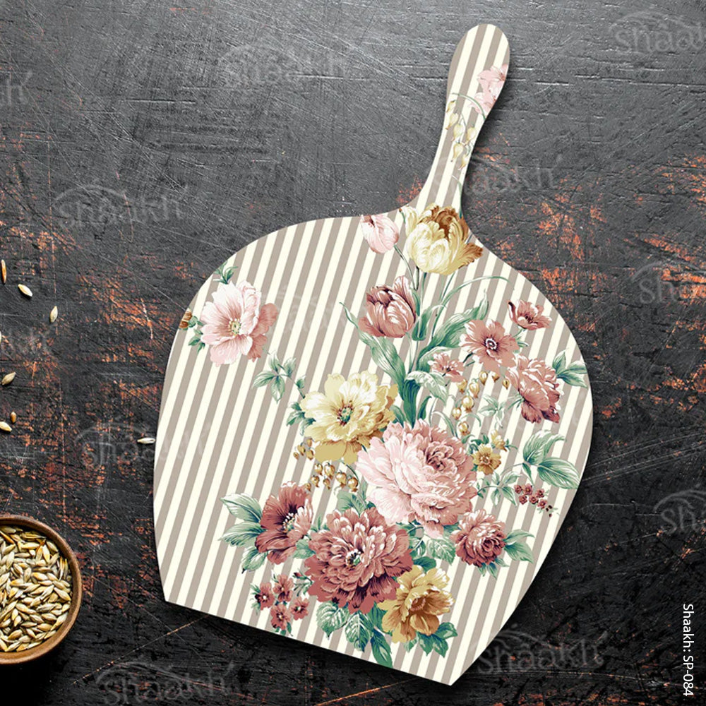 Striped Floral platter | SP-084