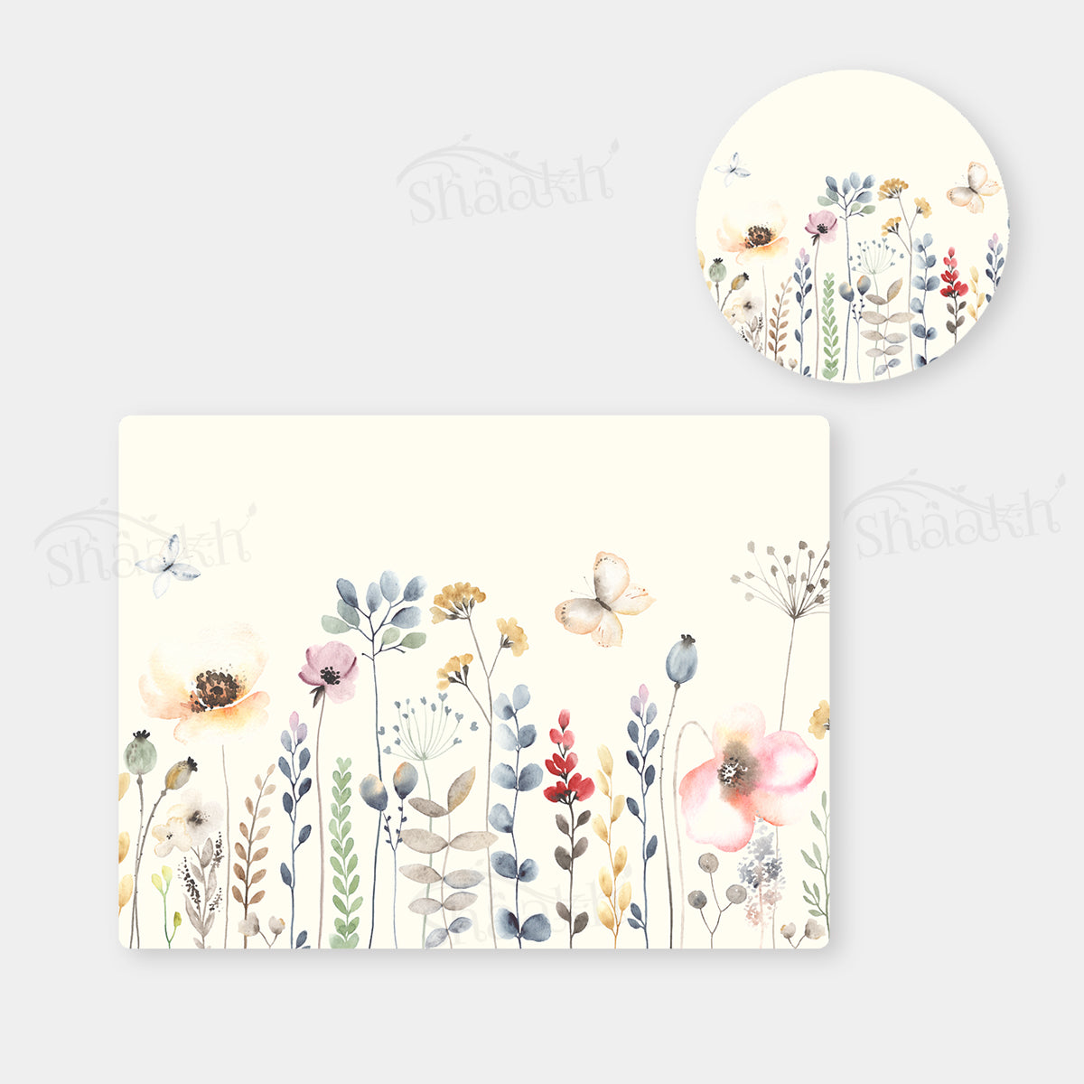 Summer Hues Coordinated Set | TWC 100 (8 Mats, 4 Trivets)