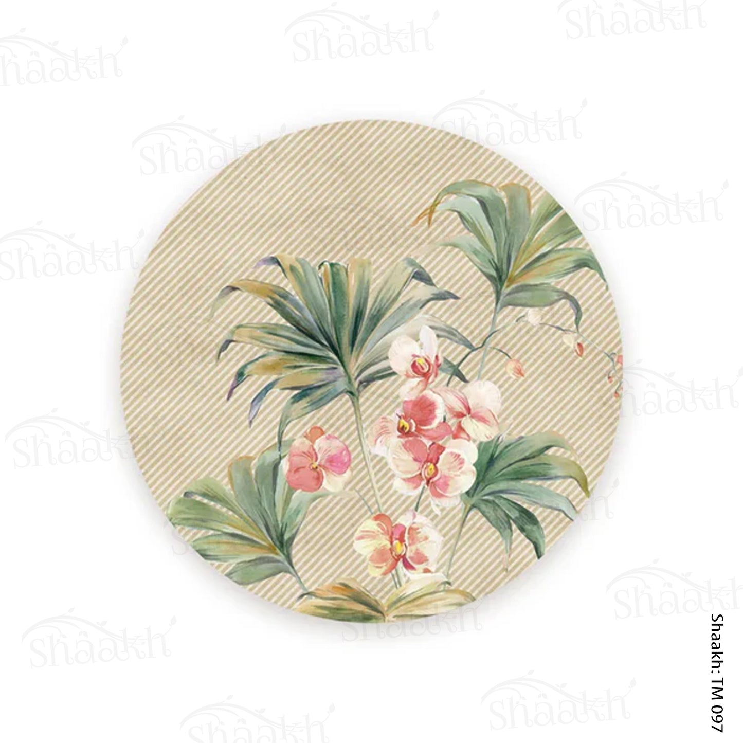 “Pastel Orchids” Tablemats | TM 097 (set of 2)