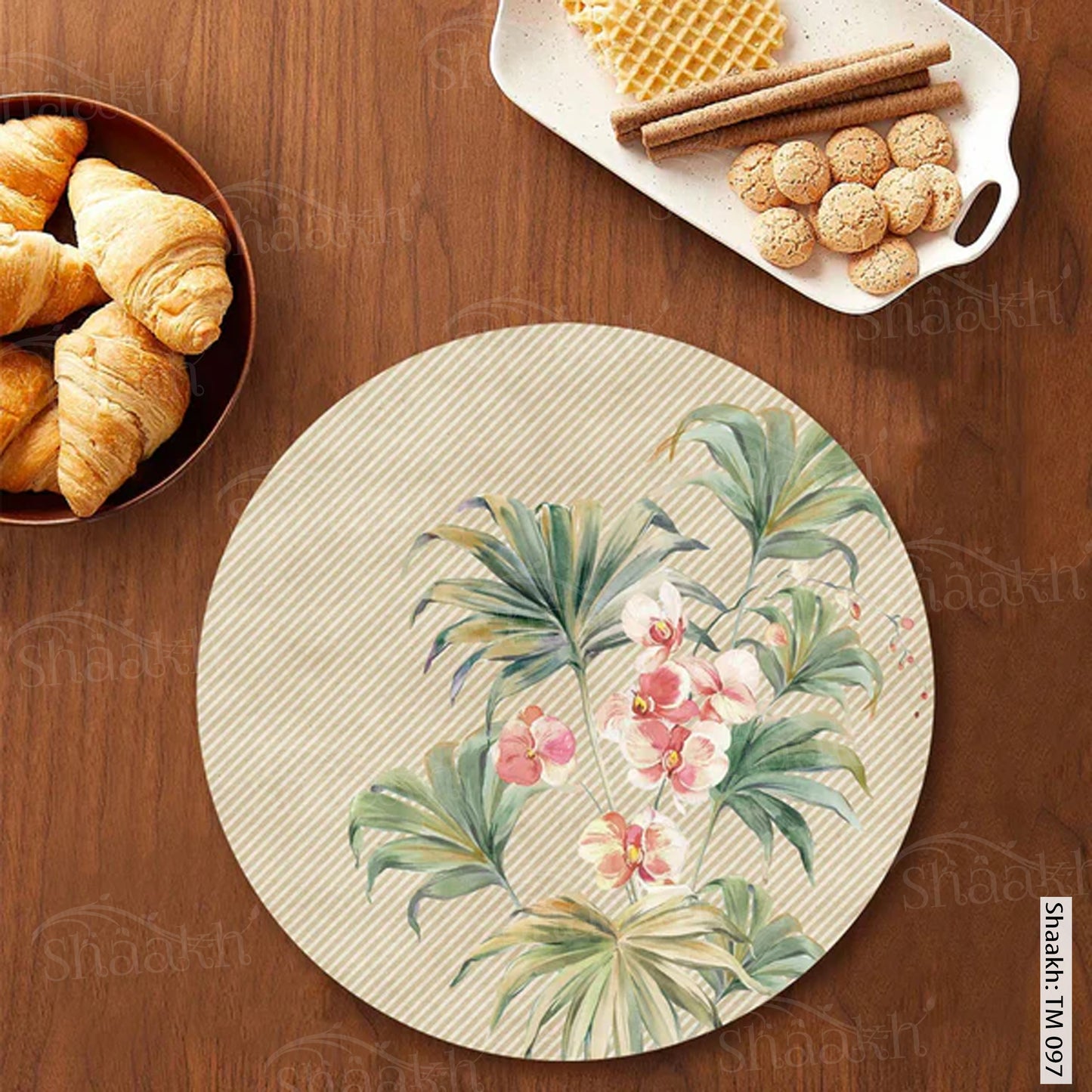 “Pastel Orchids” Tablemats | TM 097 (set of 2)