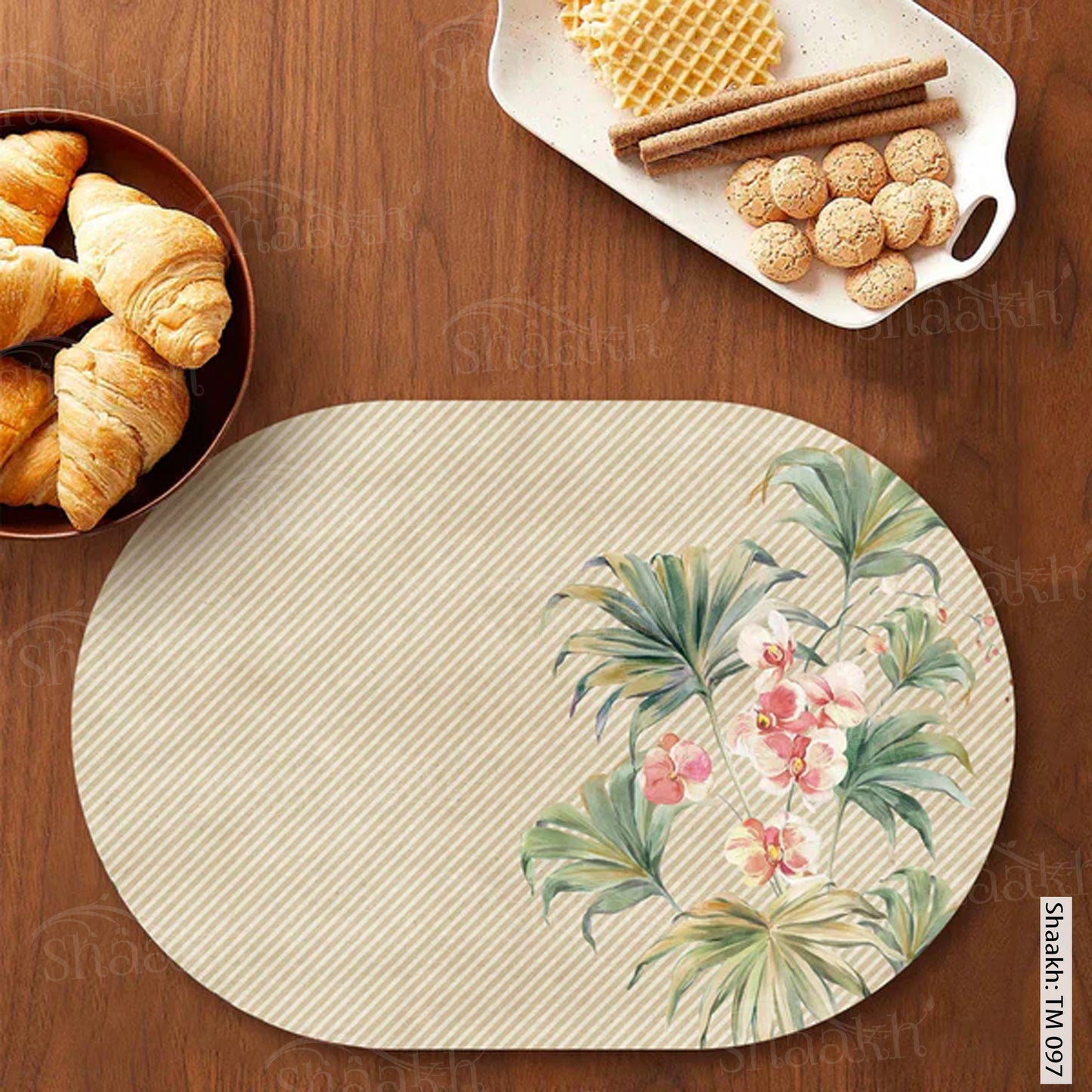 “Pastel Orchids” Tablemats | TM 097 (set of 2)