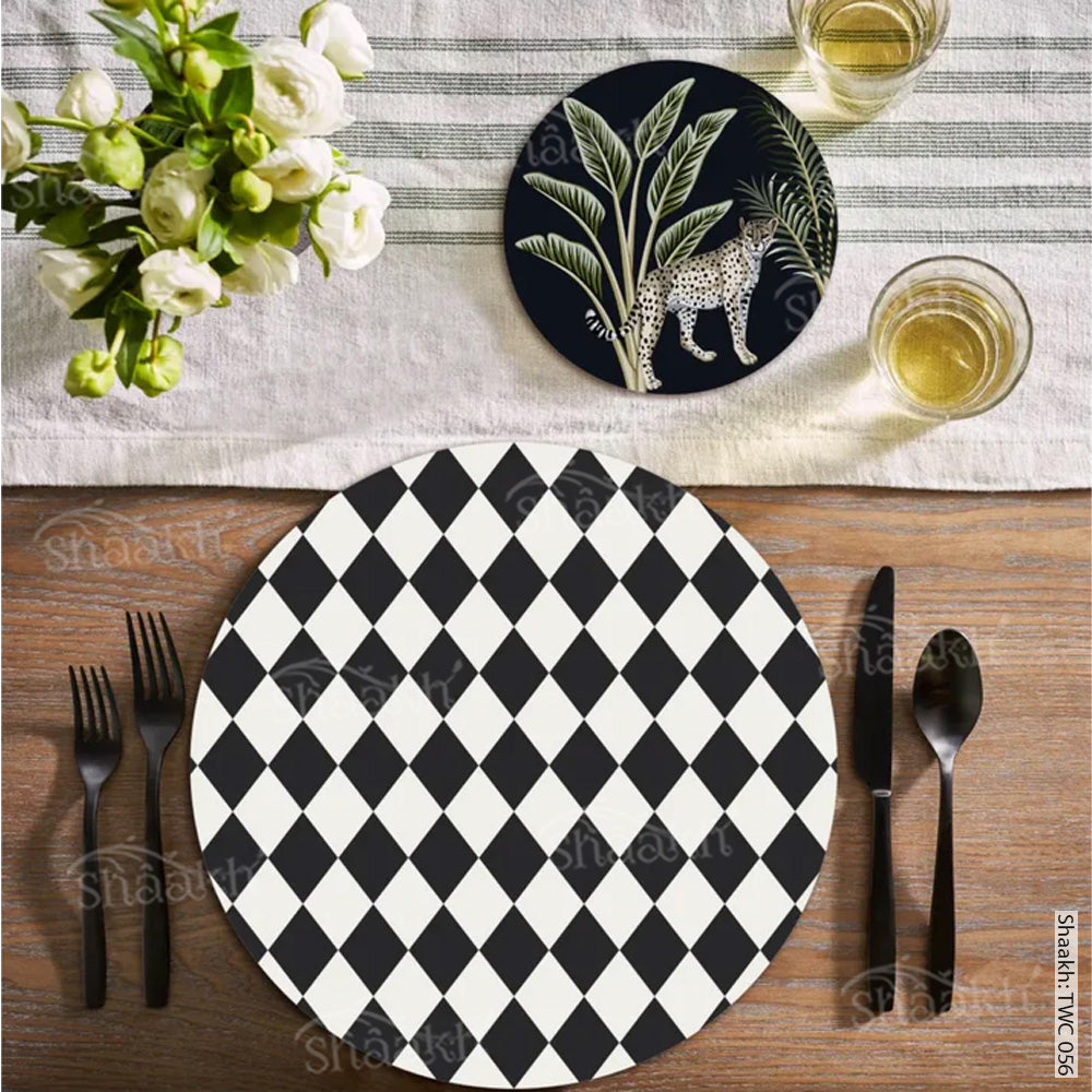 Coordinated Set | TWC 056 ( 8 Mats, 4 Trivets )