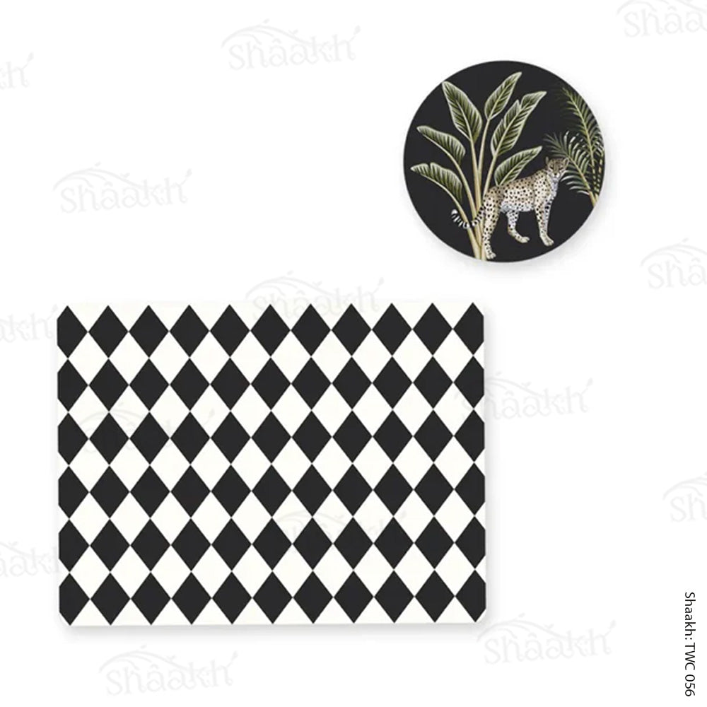 Coordinated Set | TWC 056 ( 8 Mats, 4 Trivets )
