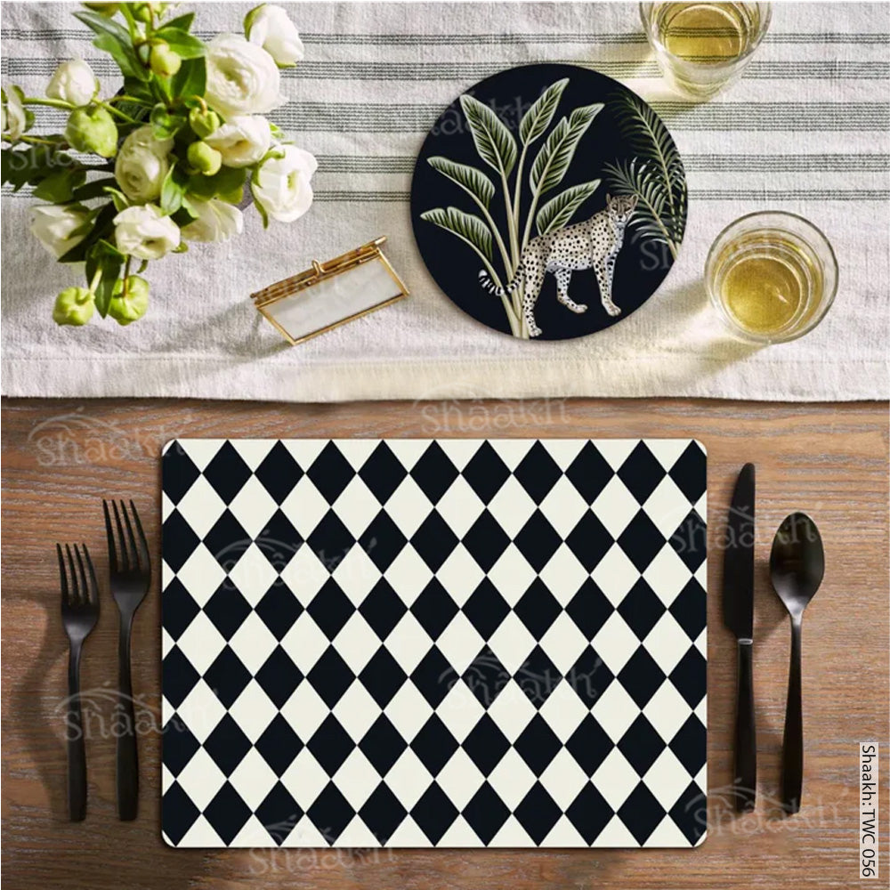 Coordinated Set | TWC 056 ( 8 Mats, 4 Trivets )