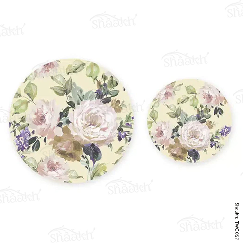 “Old world Charm” Coordinated Mats & Trivets Set | TWC 057 ( 8 Mats, 4 Trivets )