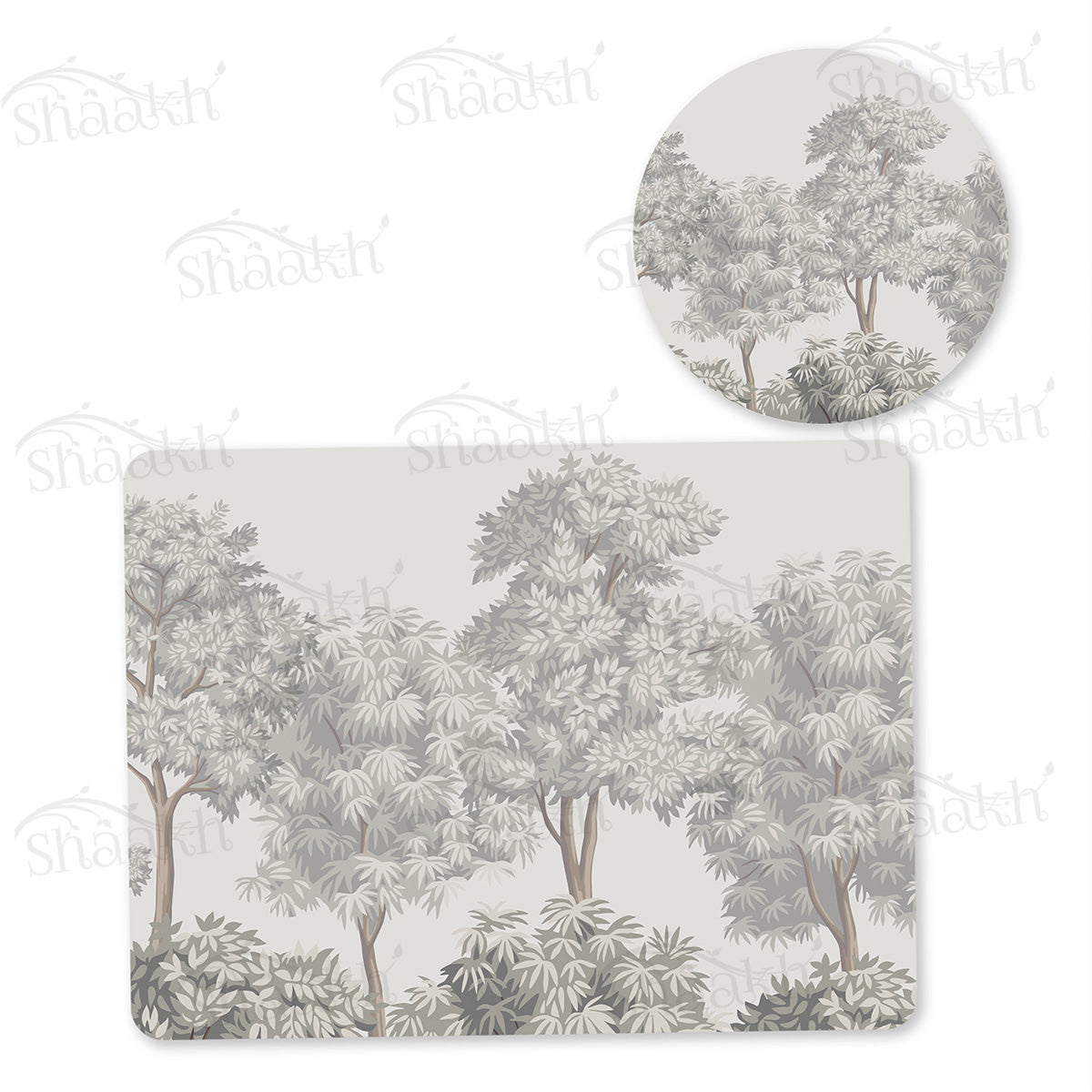 Winter Hues Coordinated Set | TWC 093 (8 Mats, 4 Trivets)