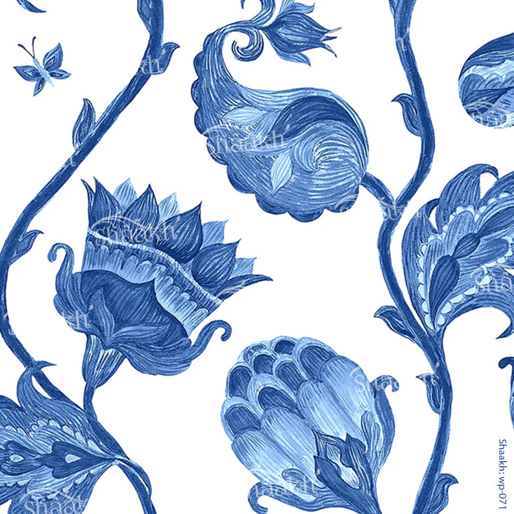 “Turkish Tulip & Paisley” Wallpaper | WP 071