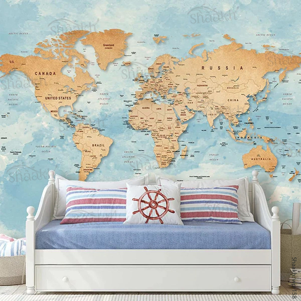 “World Map” Wallpaper | WP 158