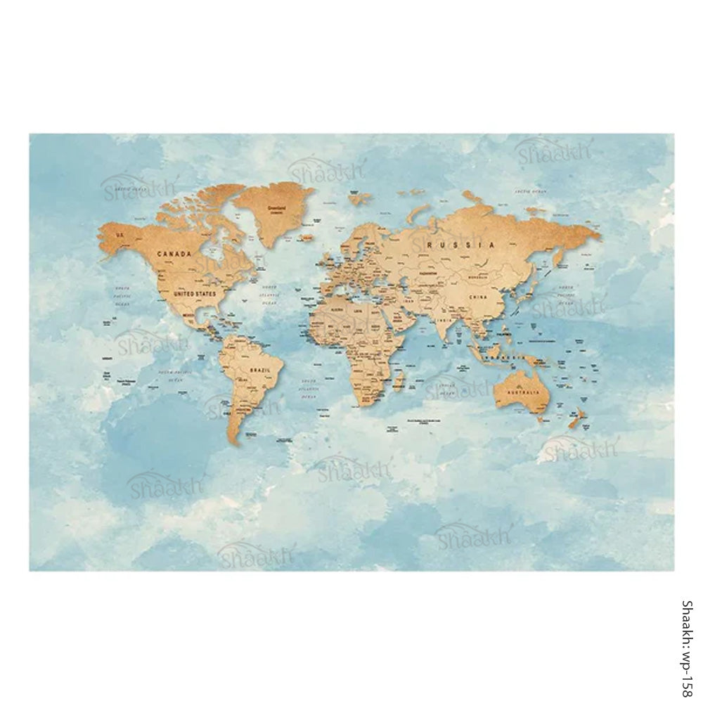 “World Map” Wallpaper | WP 158