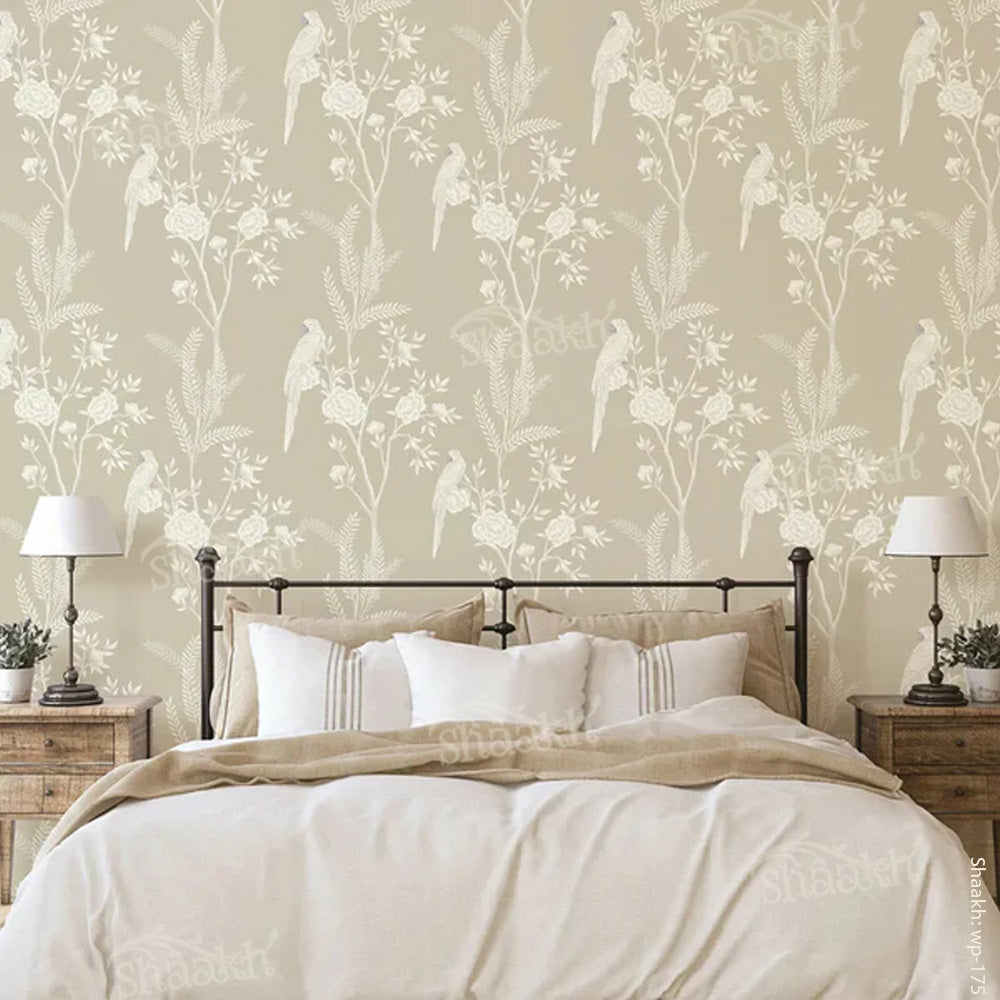 Birdsong (Monotone) Wallpaper | WP 175