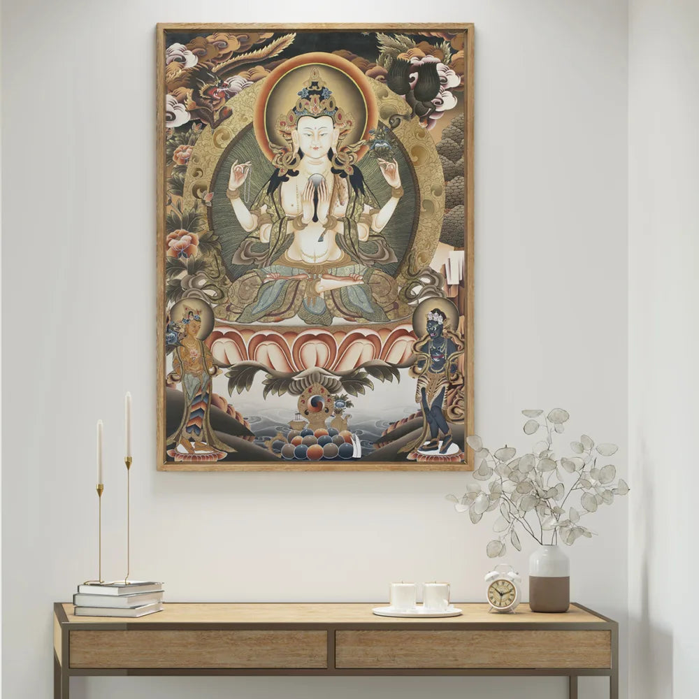 Avalokitesvara Buddha Canvas