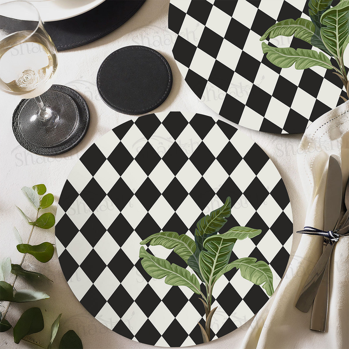 "Alone Palm" Tablemats | TM 109 (set of 2)
