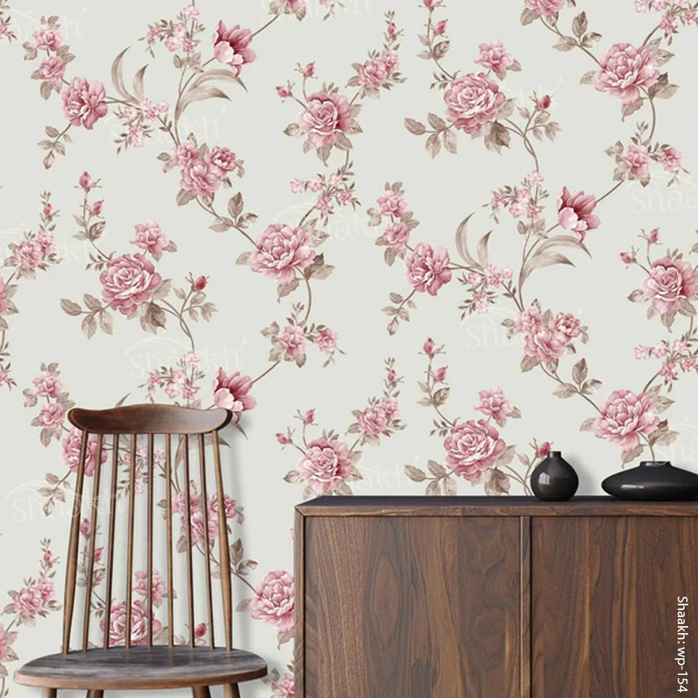 “Vintage English Roses” Wallpaper | WP 154