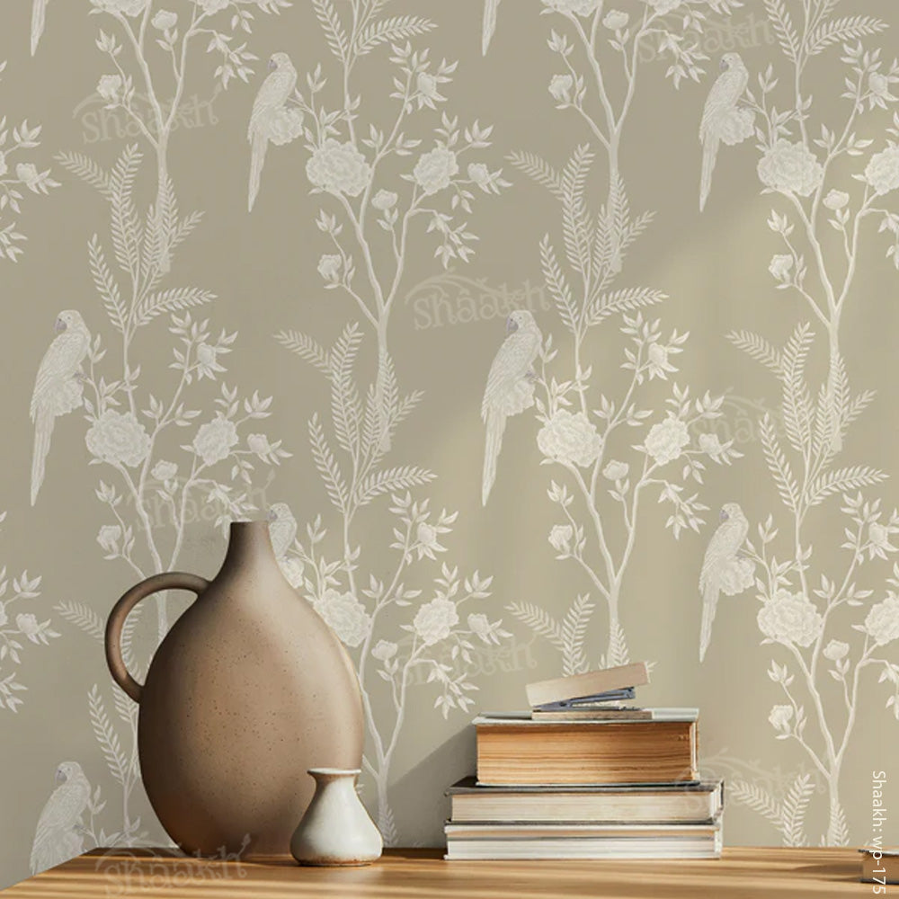 Birdsong (Monotone) Wallpaper | WP 175