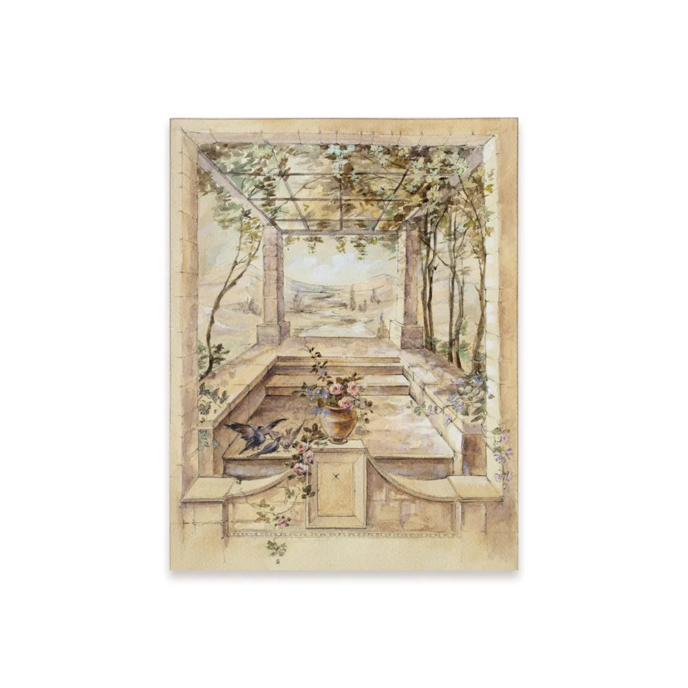 Trellis Arch Canvas | ART-095