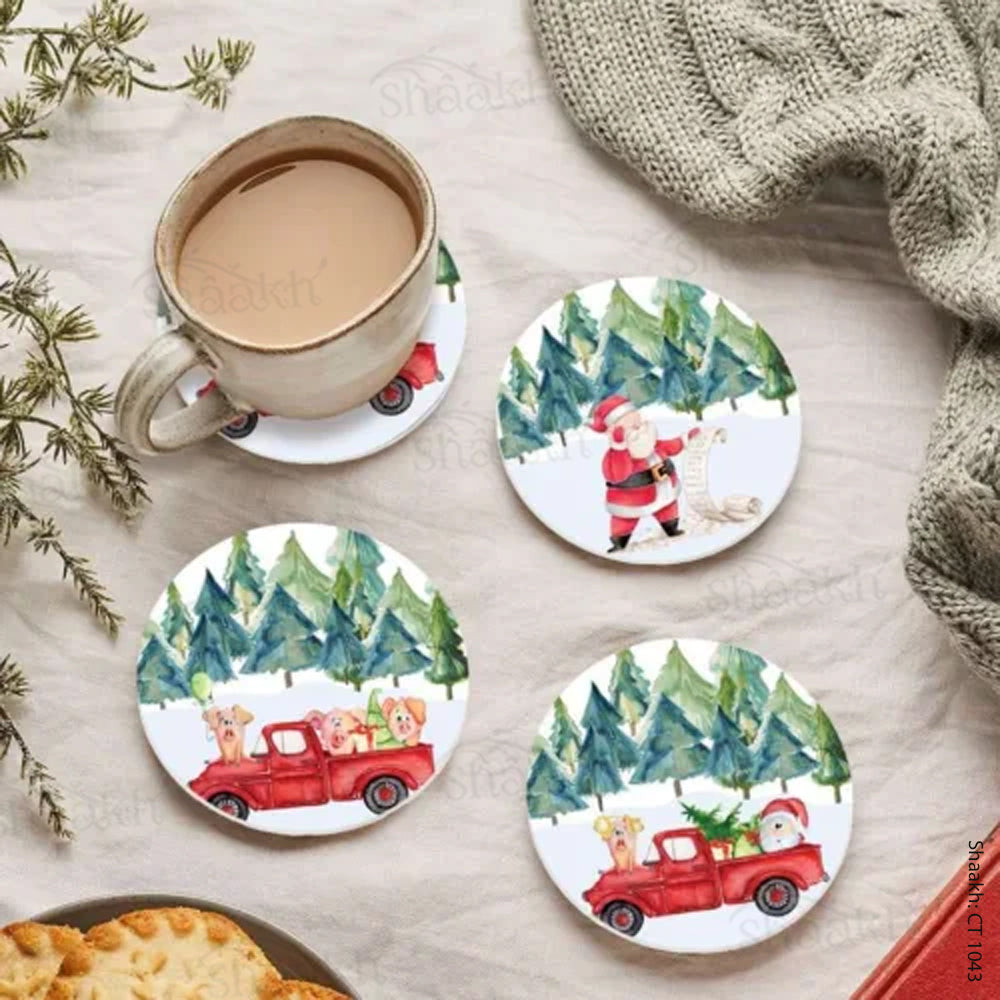 Santa Crew Coasters | CT 1043