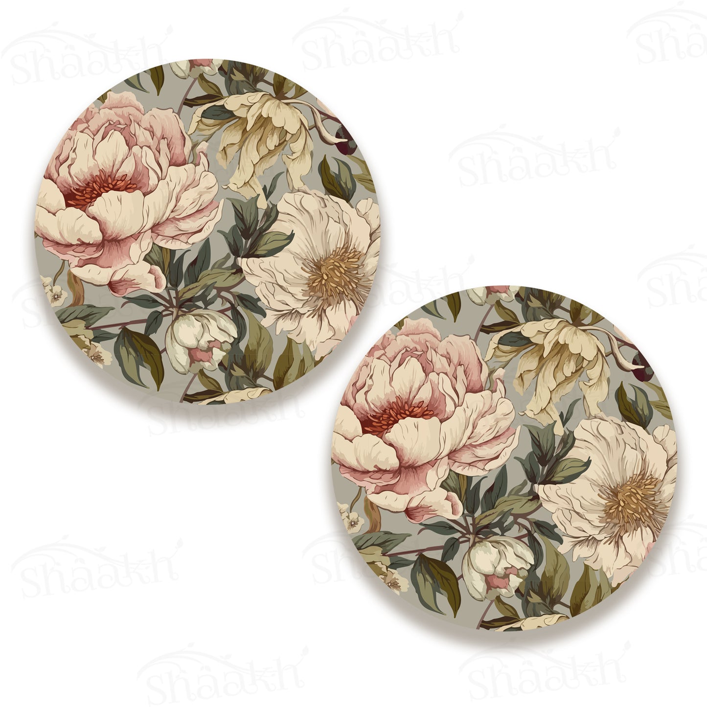 Peonies Elegance Coasters | CT 1115