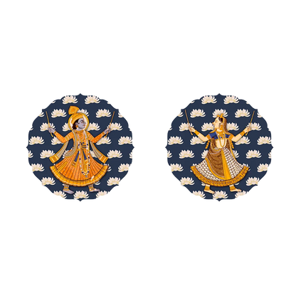 Radha Krishna Wall Plates | RWA 024