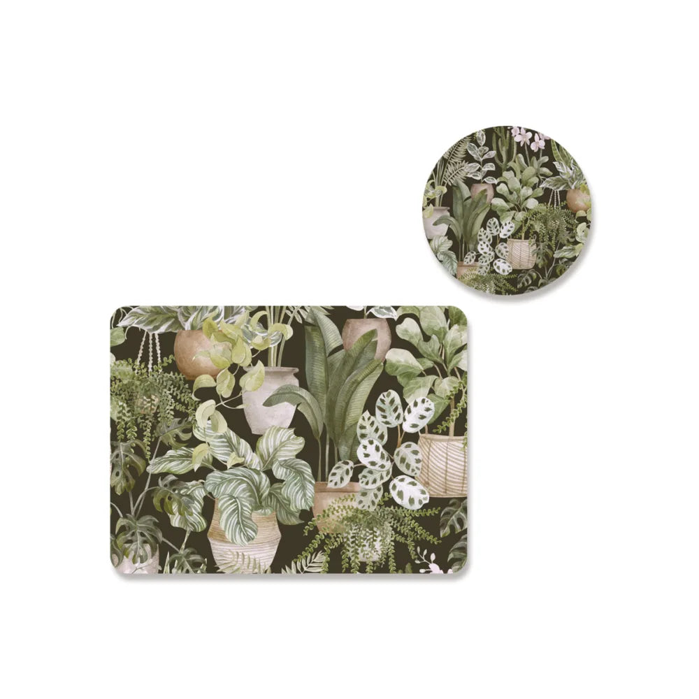 “Botanical Heaven” Coordinated Mats & Trivets Set | TWC 017 (8 Mats, 4 Trivets)