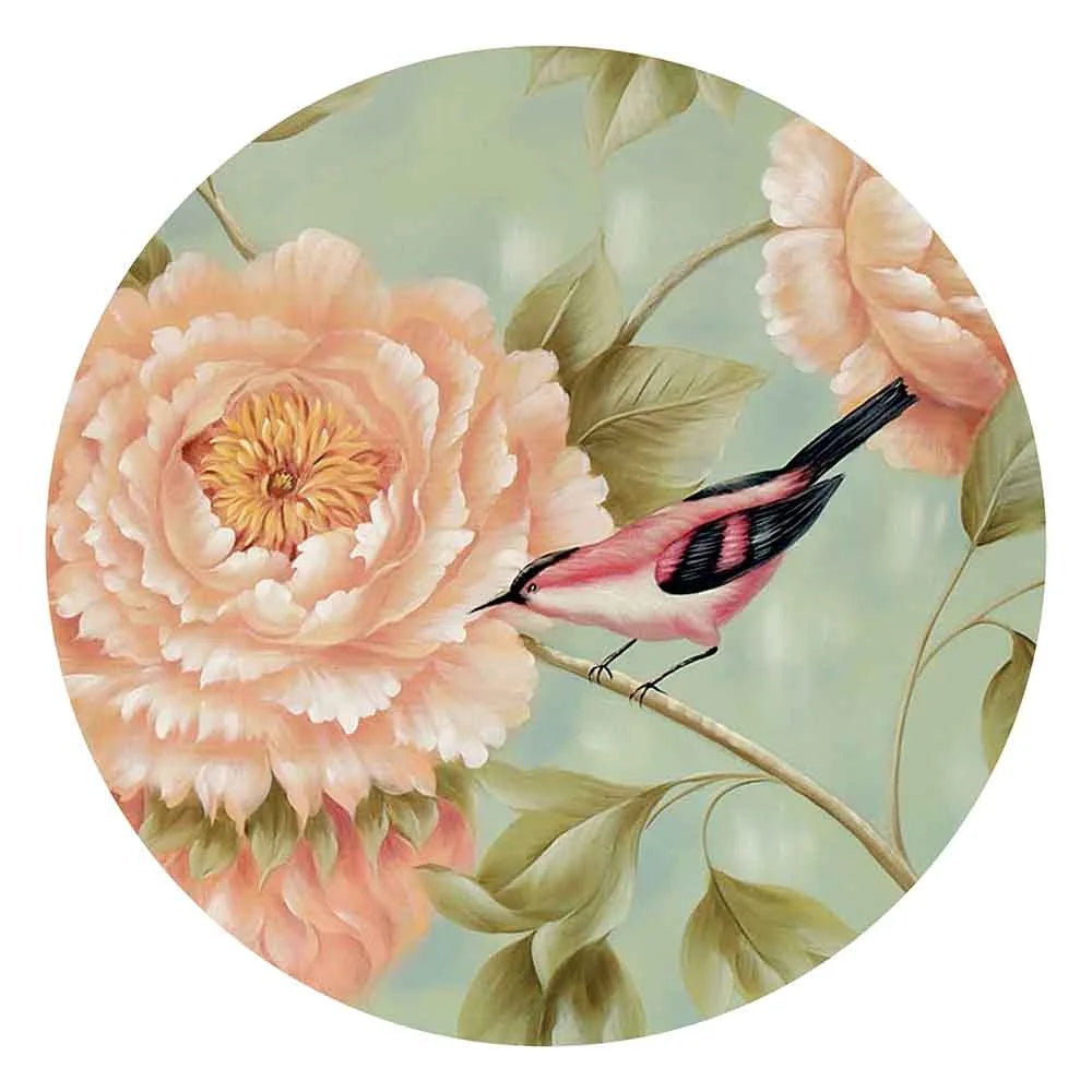 Vintage Birds on Branch Wall Plates