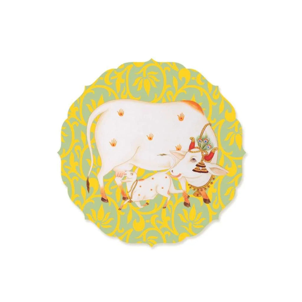 Pichwai theme wall plates | RWA 042