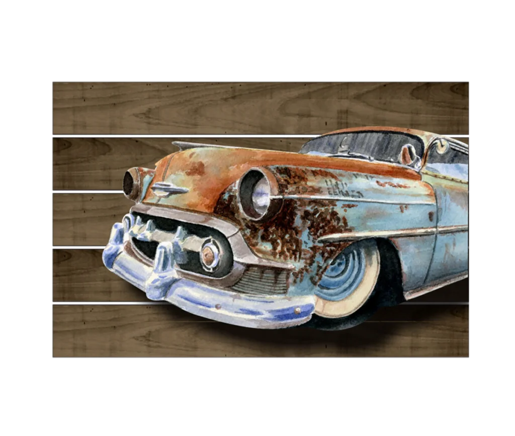 Metal Wood Wall Art MWA-001