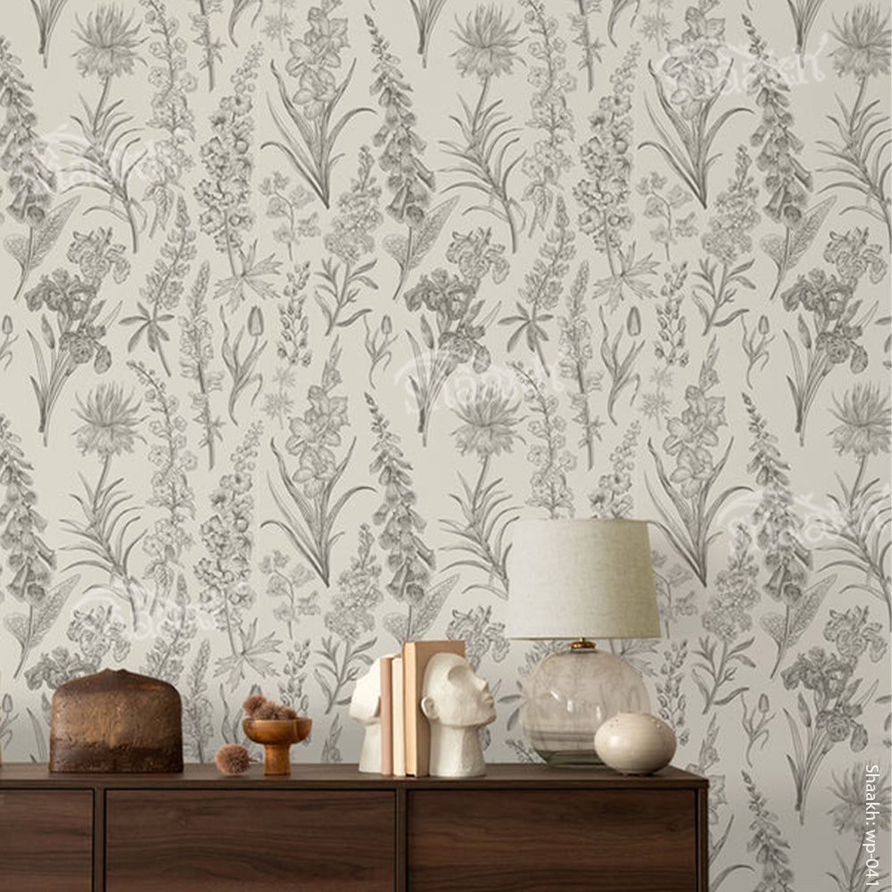 Wild Flower Meadow Wallpaper | WP 041