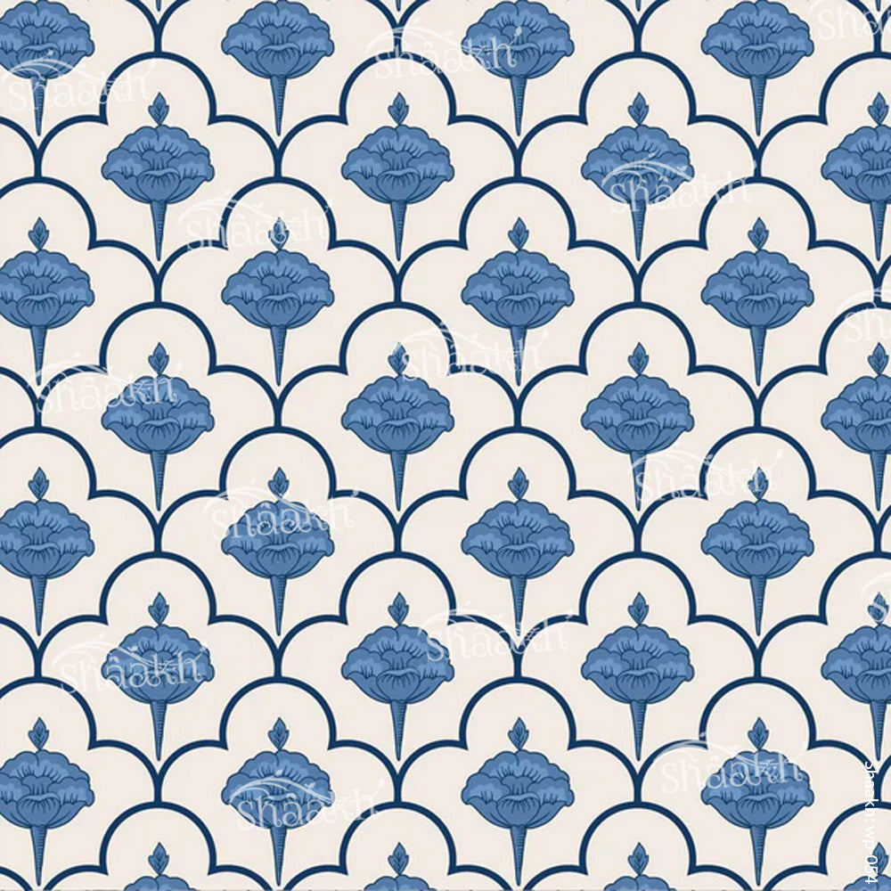 Turkish Blue Wallpaper | WP 110