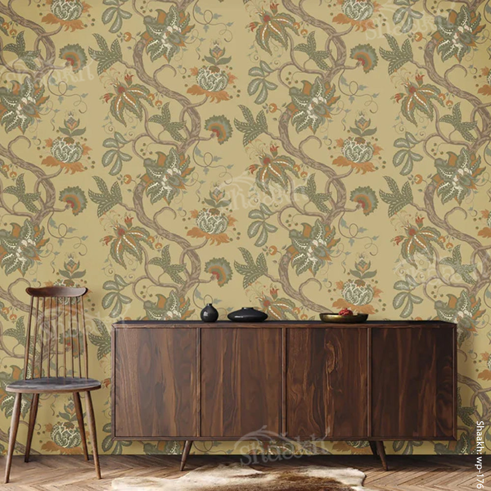 Persian Garden (Ecru) Wallpaper | WP 176