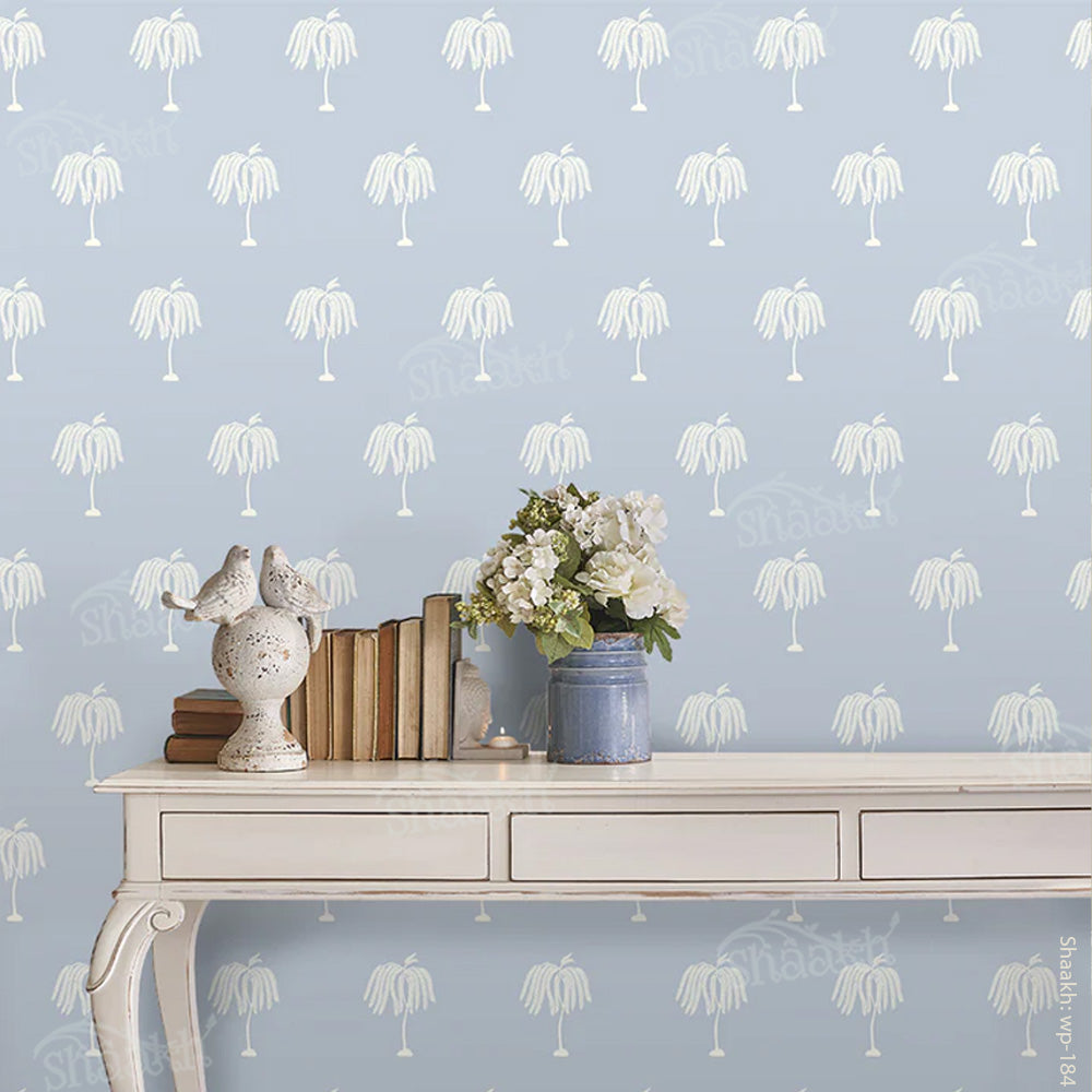 Whispering Willows Wallpaper (English Blue) | WP 184