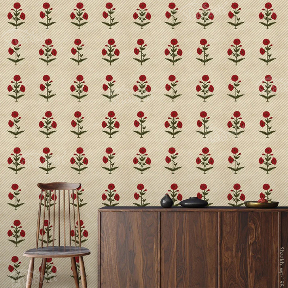 The Sweet Life of Poppy (Slant lines) Wallpaper | WP 198