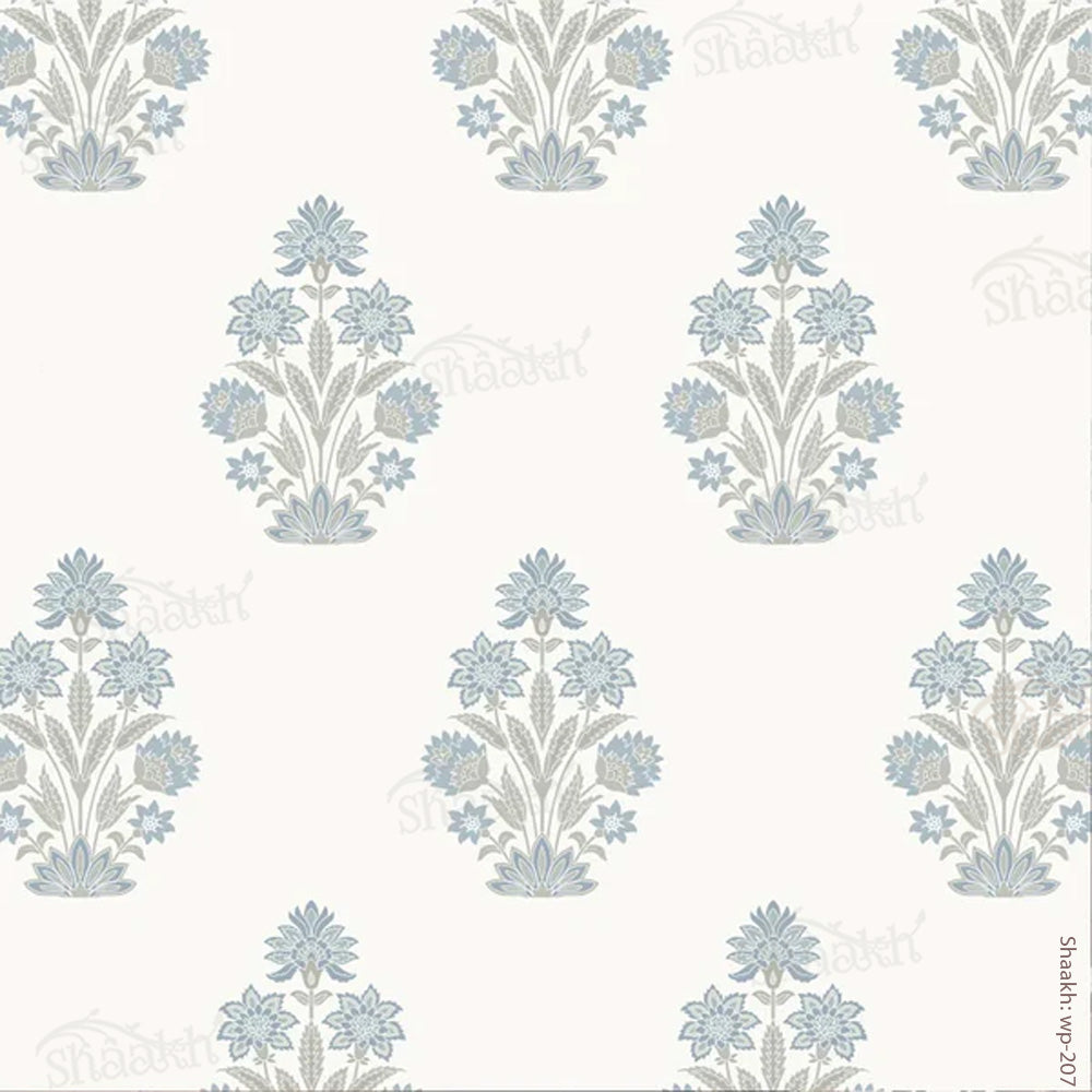 Nilambari (Pale Blue) Wallpaper | WP 207