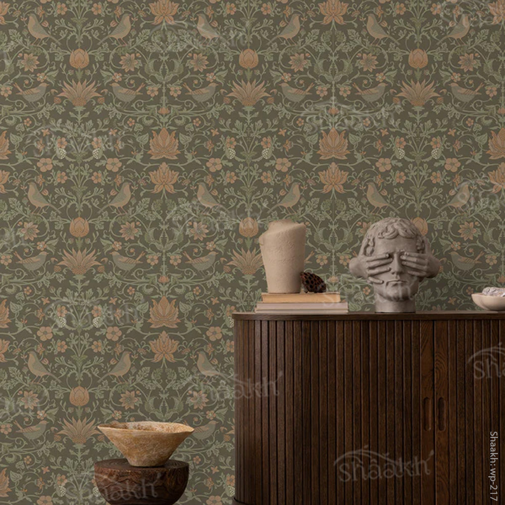 Enchanting Birds (Serene) Wallpaper | WP 217